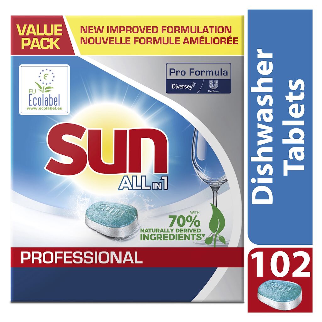 Sun Pro Formula All-in-1 Vaatwastabletten  4x102st