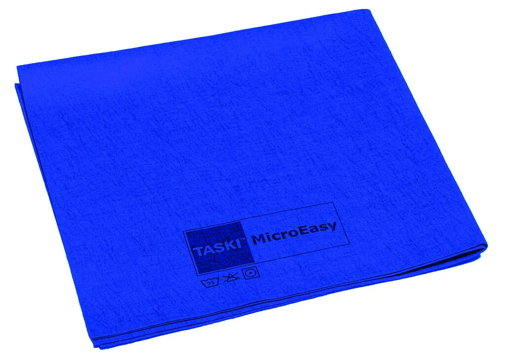 TASKI MicroEasy Reinigingsdoek 5st - 38 x 37 cm - Blauw - Microvezel doek