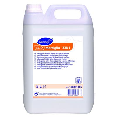 Clax Marsiglia 33K1 2x5L - Vloeibaar wasmiddel voor het wassen van textiel - zonder bleekmiddel - met Marsiglia-parfum